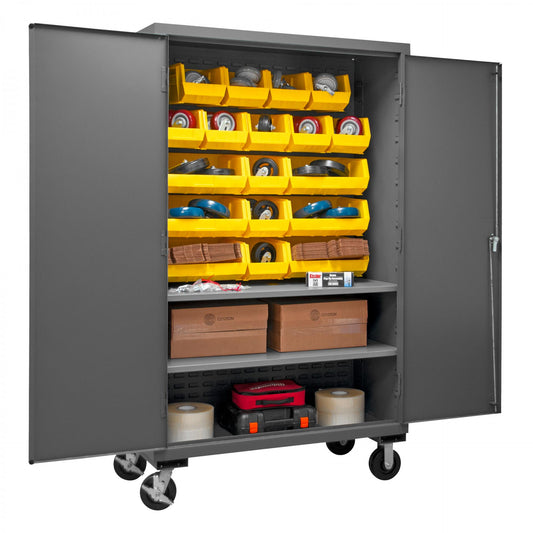 Durham 16 Gauge Mobile Bin Cabinets (2501M/2502M Series) — Durham Manufacturing