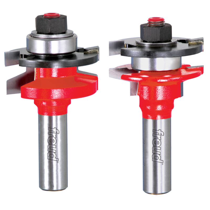 Freud 1-3/4 in. D Rail and Stile Router Bit Set 2 pc