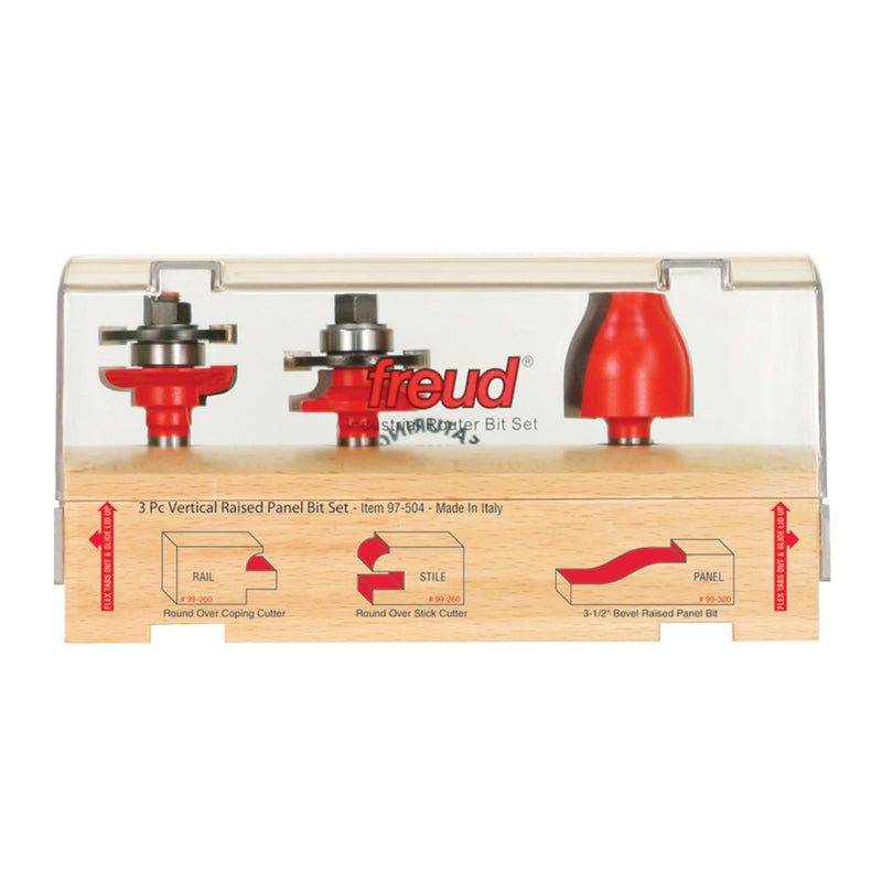 Freud Router Bit Set 3 pc