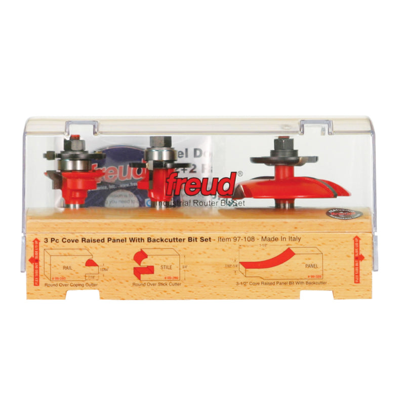 Freud Router Bit Set 3 pc