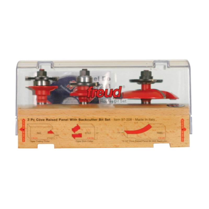 Freud Router Bit Set 3 pc