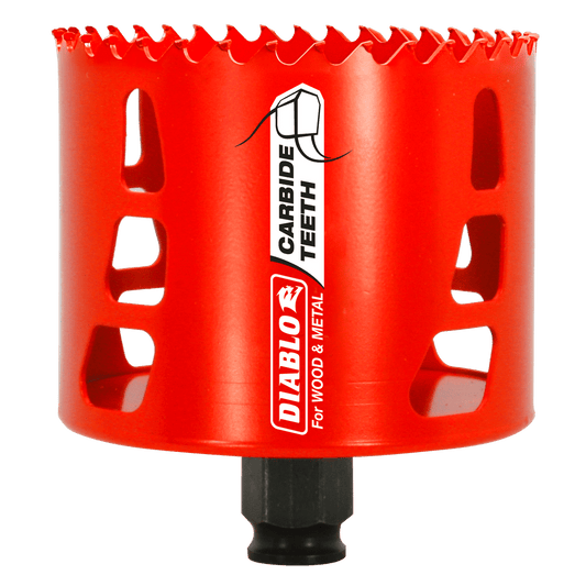 Diablo Snap-Lock Plus 3-1/4 in. Carbide Tipped 2-3/8 in. L X 3/8 in. D Hole Saw