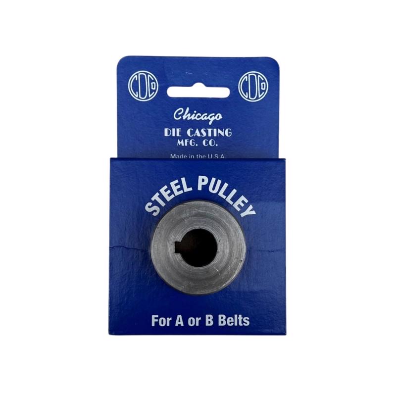 Chicago Die Cast 2 1/2 in. D Steel Pulley