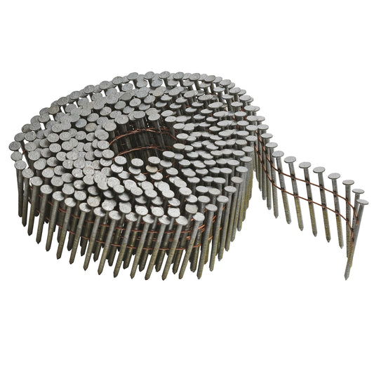 Bostitch 1-1/2 in. L X 11 Ga. Angled Coil Galvanized Siding Nails 15 deg 4,200 pk