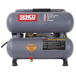 Senco 2.5 gal Horizontal Portable Air Compressor 135 psi 1 HP PC0968