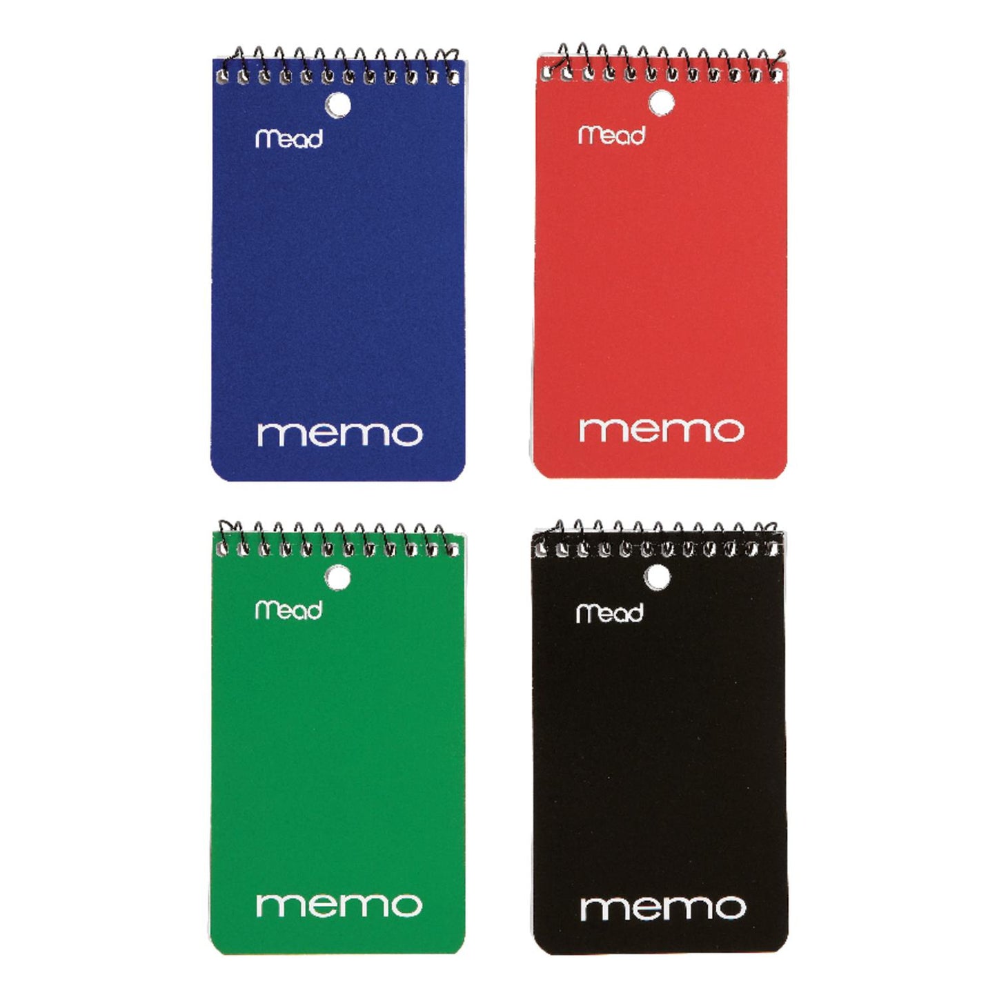 Mead 3 in. W X 5 in. L Wide Ruled Spiral Assorted Memo Book