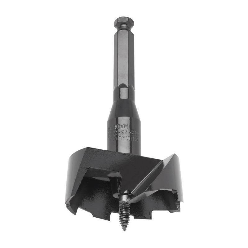 Milwaukee 2-9/16 in. X 6 in. L Heat-Treated Steel Self-Feed Drill Bit Hex Shank 1 pc