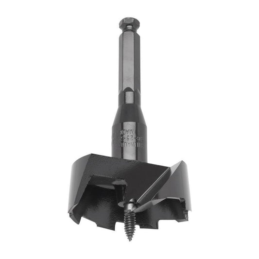 Milwaukee 2-9/16 in. X 6 in. L Heat-Treated Steel Self-Feed Drill Bit Hex Shank 1 pc