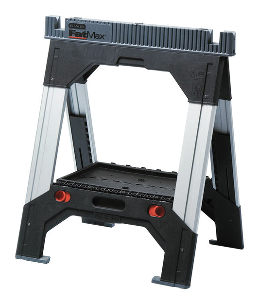STANLEY FatMax 39 in. H X 27-3/16 in. W X 2-1/8 in. D 2 Way Adjustable Sawhorse 2500 lb. cap. 1 pc