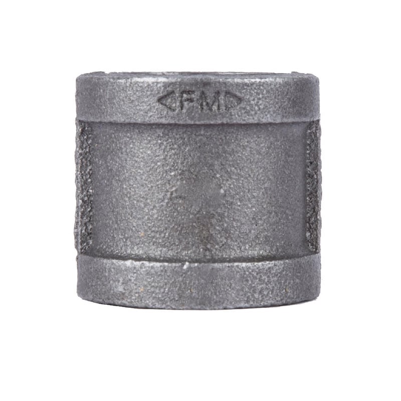 STZ Industries 1 in. FIP each X 1 in. D FIP Black Malleable Iron Coupling