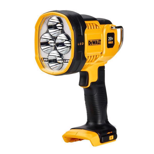 DeWalt 20V MAX 1500 lm Black/Yellow LED Rechargeable Jobsite Spotlight