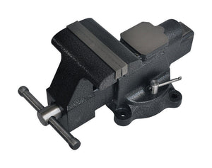 Steel Grip 6 in. Forged Steel Bench Vise Swivel Base DR76517
