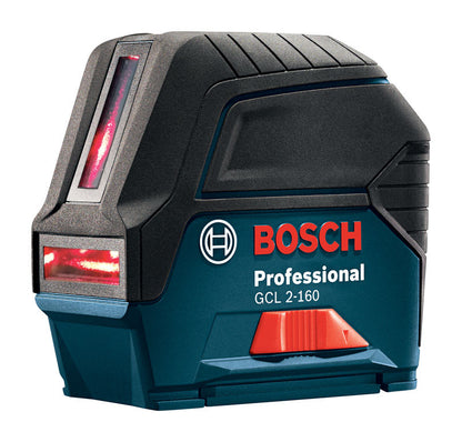 Bosch 2 beam Self Leveling Cross-Line Laser 165 ft. 8 pc