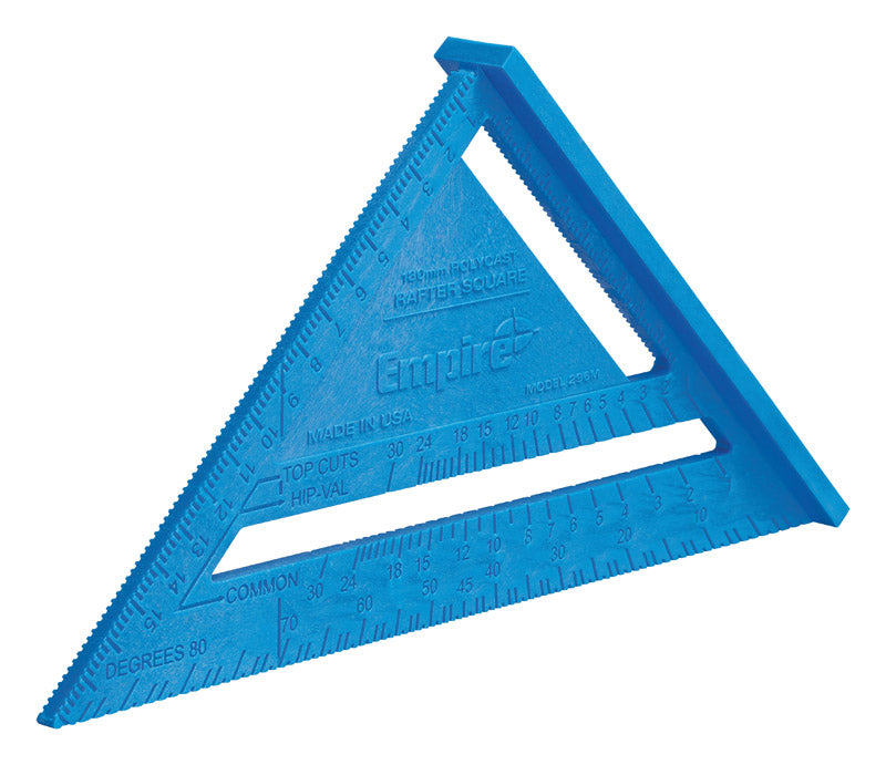 Empire POLYCAST 7 in. L X 7 in. H Polycast Rafter Square