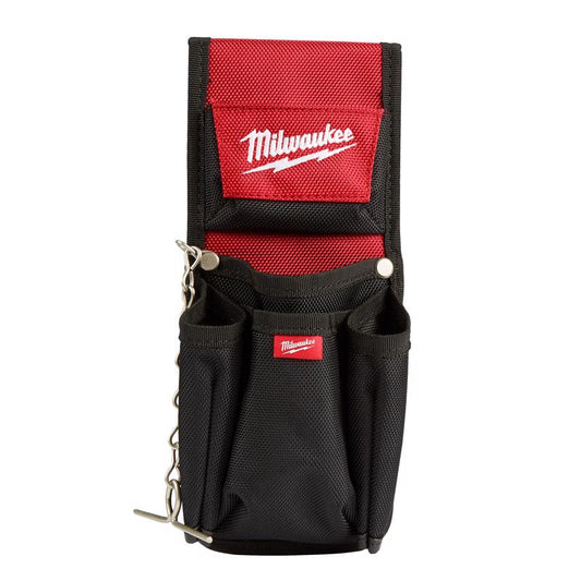Milwaukee Ballistic Nylon Compact Utility Pouch 7 pocket Black/Red 1 pc