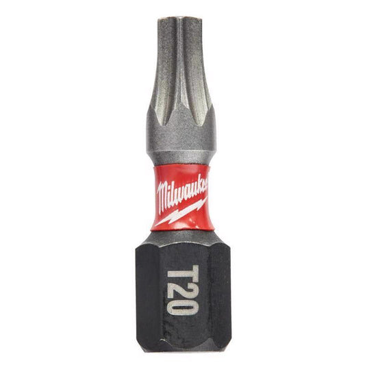Milwaukee Shockwave Torx T20 X 1 in. L Impact Insert Bit Set Steel 15 pc