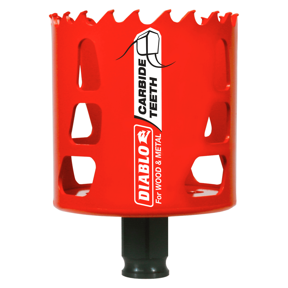 Diablo Snap-Lock Plus 2-1/2 in. Carbide Tipped 2-3/8 in. L X 3/8 in. D Hole Saw