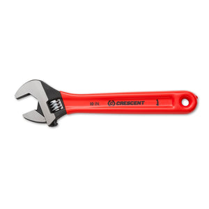 Crescent Metric and SAE Cushion Grip Adjustable Wrench 10 in. L AT210CVS 1 pc