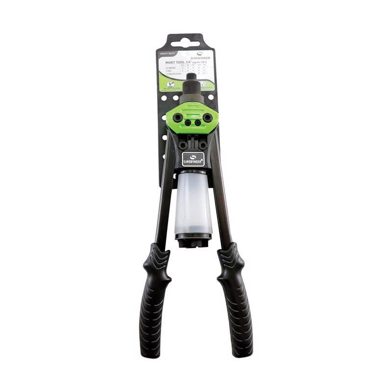 Surebonder Metal Heavy Duty Rivet Tool Black/Green 1 pc