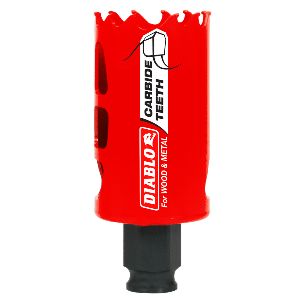 Diablo Snap-Lock Plus 1-1/2 in. Carbide Tipped 2-3/8 in. L X 3/8 in. D Hole Saw