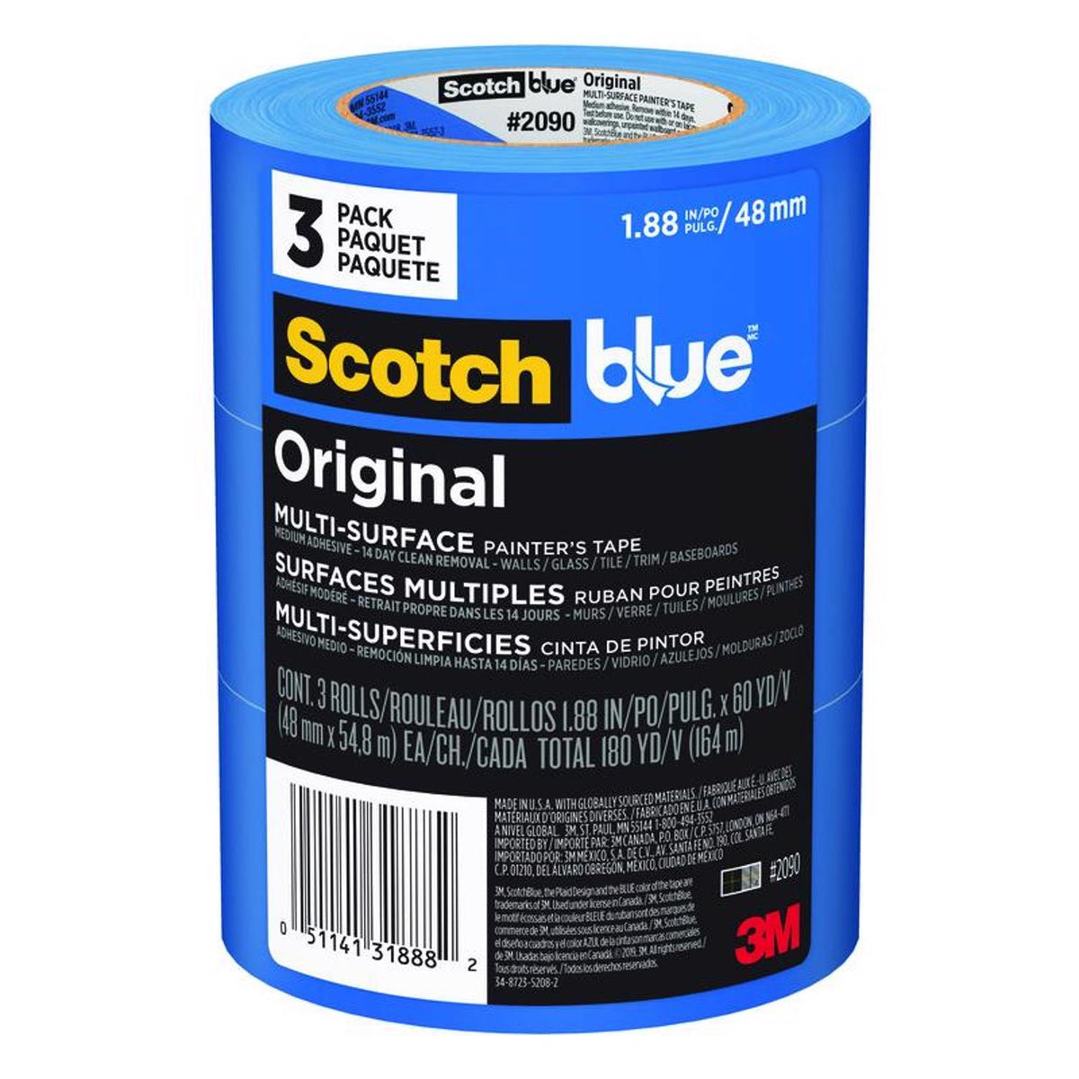 ORIG PT TP 1.88"X60YD3PK