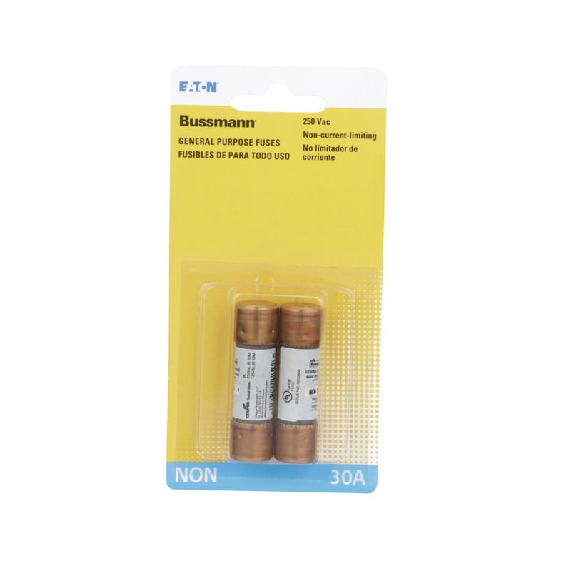 Bussmann 30 amps One Time Fuse 2 pk