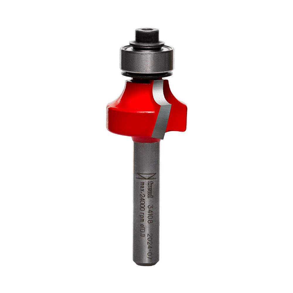 Freud 7/8 in. D X 3/16 in. X 2-3/16 in. L Carbide Rounding Over Router Bit