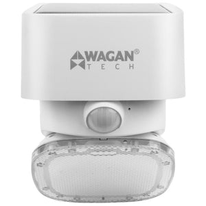 Wagan Tech Motion-Sensing Solar Powered LED White Security Wall Light 8569, Pack of 6