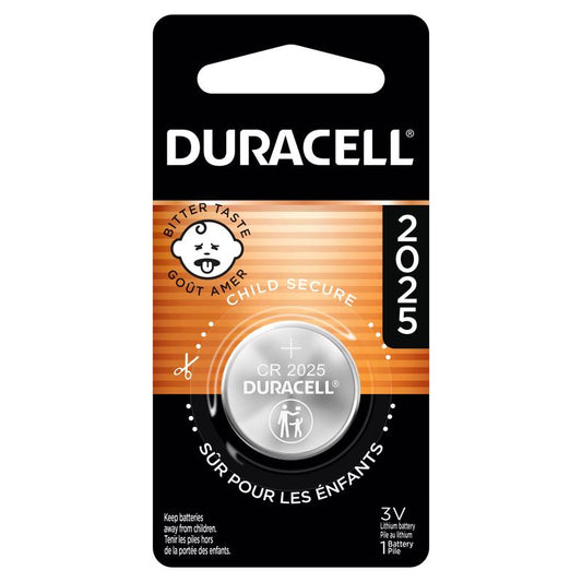 Duracell Lithium Coin 2025 3 V 165 mAh Security and Electronic Battery 1 pk