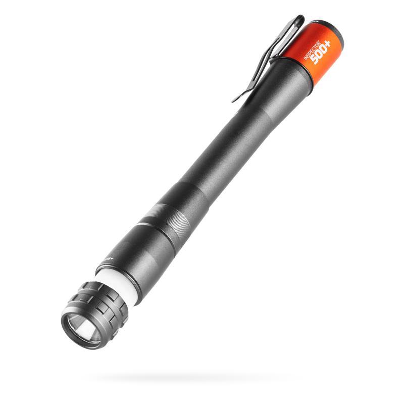 NEBO Inspector 500 lm Gray LED Rechargeable Pen Light 10850 Battery