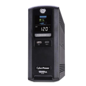 CyberPower 6 ft. L 10 outlets Battery Backup/Surge Protector Black 890 J LX1500GU3