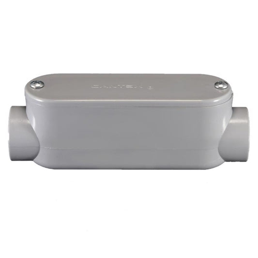 Cantex 1/2 in. D PVC Conduit Body For PVC 1 each