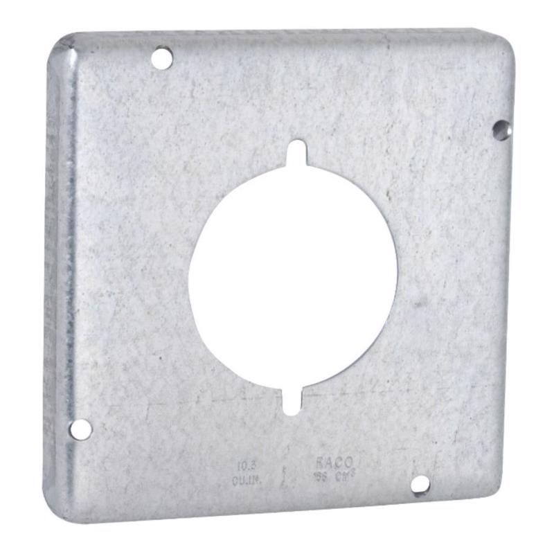 Southwire Square Steel 4-11/16 in. H X 4-11/16 in. W Box Cover