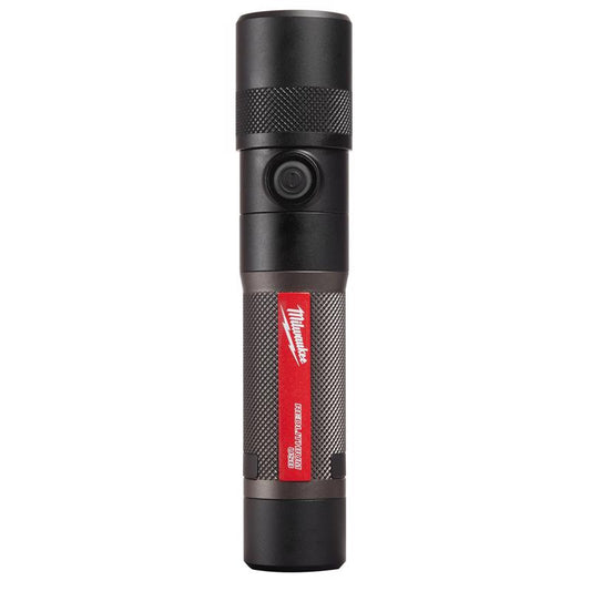 Milwaukee Redlithium 1100 lm Black LED Rechargeable Twist Flashlight