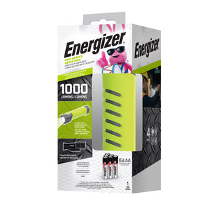 Energizer Pro Series 1000 lm Gray/Green LED Rechargeable Flashlight AAA Battery ENYPHH62