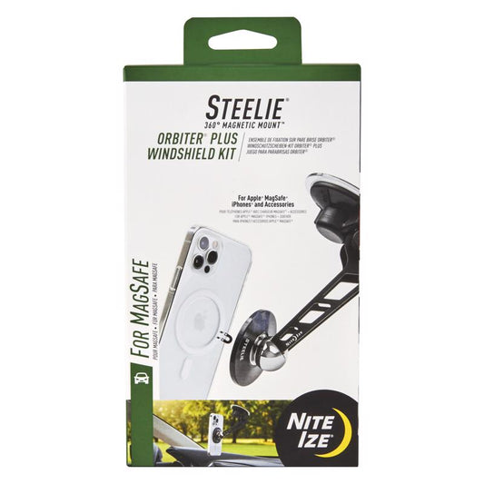 Nite Ize Steelie Multicolored Orbiter Plus Windshield Kit 1 pk