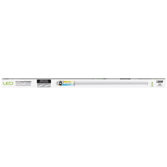 Feit 48 in. L White Hardwired LED Strip Light 4500 lm