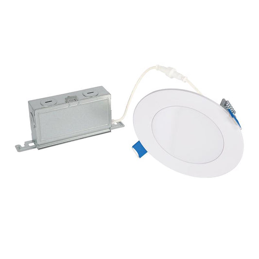 Halo Matte White 4 in. W LED Canless Recessed Downlight 8.3 W