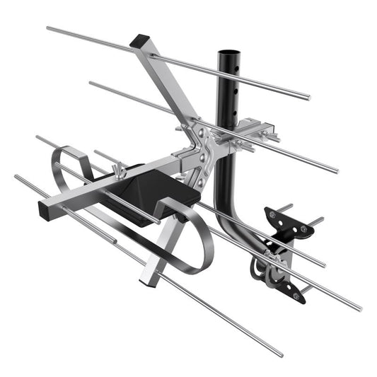 Monster Just Hook It Up Indoor and Outdoor HDTV/UHF/VHF Rooftop/Attic Antenna 1 pk