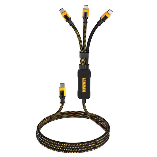 Dewalt USB-C to USB-C 3-in-1 Cable 6 ft.