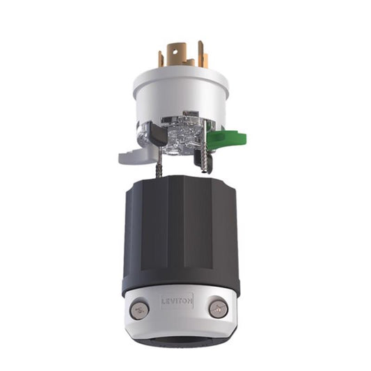 Leviton Lever Edge Commercial and Residential Plastic Locking Plug L14-20P