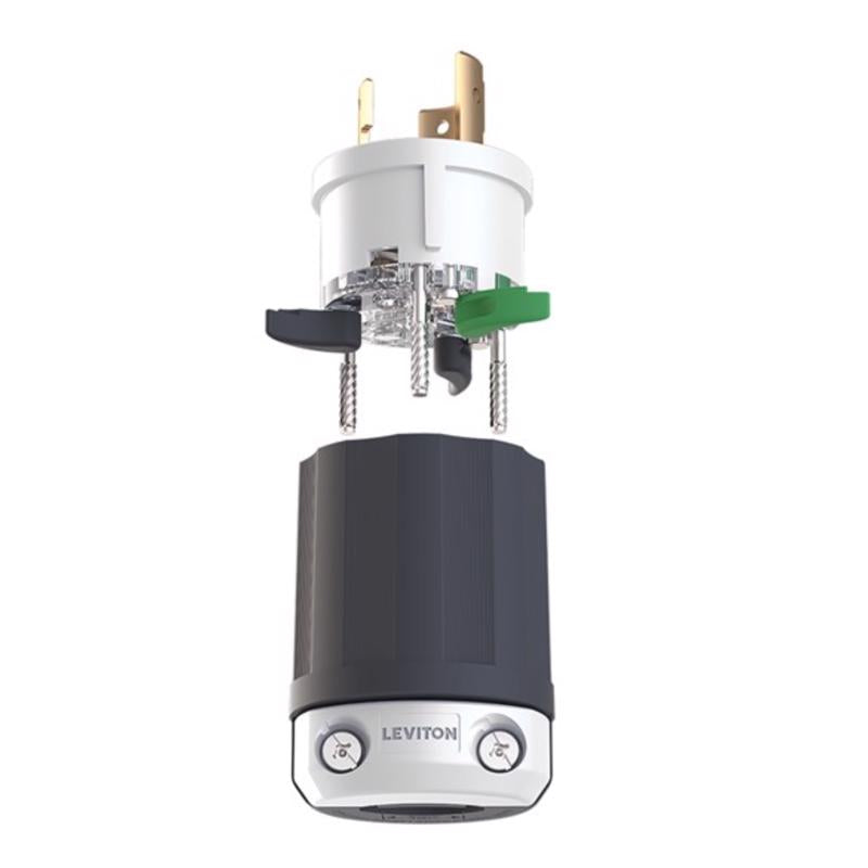 Leviton Lever Edge Commercial and Residential Plastic Locking Locking Plug L6-30P