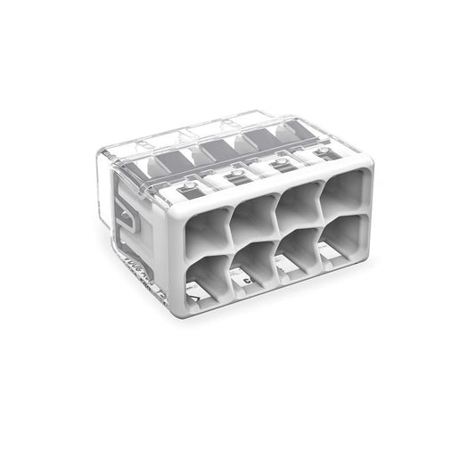 Wago 8 Port Push-In Wire Connector 5 pk