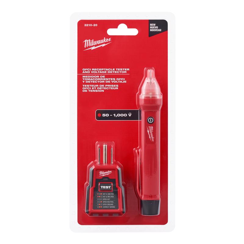 Milwaukee 50-1000 V Analog LED Voltage Detector