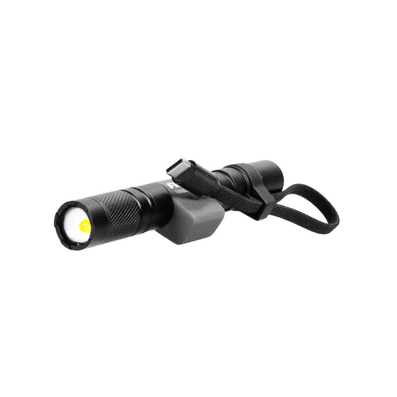 Police Security 400 lm Black/Gray LED Rechargeable Flashlight