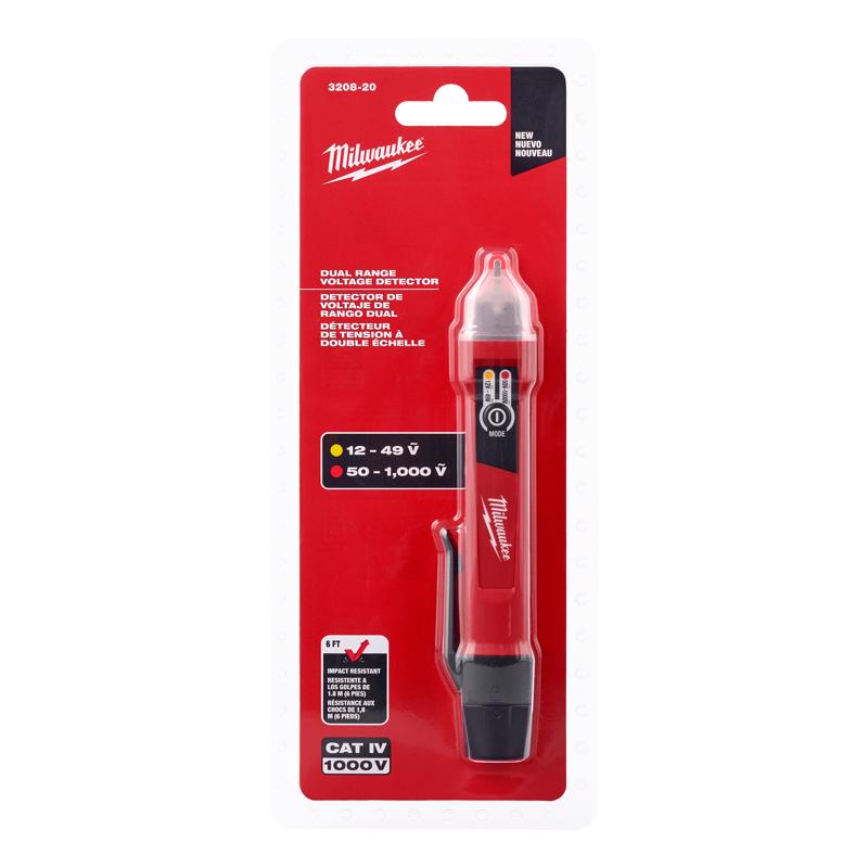 Milwaukee 12-1000 V Dual Range Voltage Detector 1 pk
