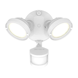 Halo Motion-Sensing Hardwired LED White Floodlight TGS2S402MRRW