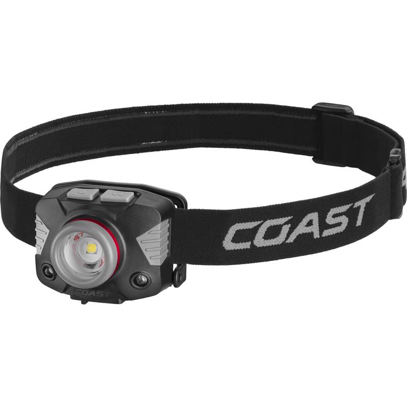 Coast FLX65R Voice Activated 700 lm Black/Gray LED Rechargeable Head Lamp