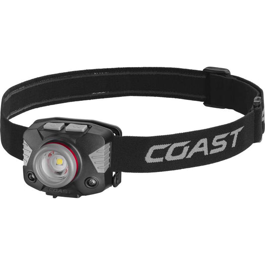 Coast FLX65R Voice Activated 700 lm Black/Gray LED Rechargeable Head Lamp