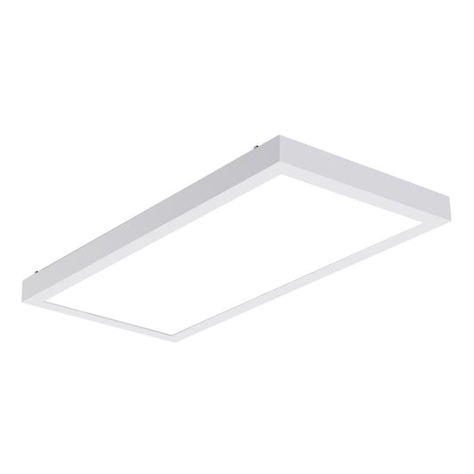 Metalux 2.5 in. H X 12 in. W X 24 in. L White LED Ceiling Light
